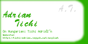 adrian tichi business card